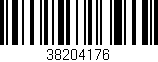 Código de barras (EAN, GTIN, SKU, ISBN): '38204176'