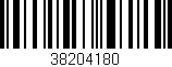 Código de barras (EAN, GTIN, SKU, ISBN): '38204180'