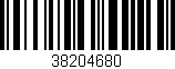 Código de barras (EAN, GTIN, SKU, ISBN): '38204680'