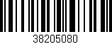 Código de barras (EAN, GTIN, SKU, ISBN): '38205080'