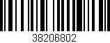 Código de barras (EAN, GTIN, SKU, ISBN): '38206802'