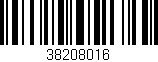 Código de barras (EAN, GTIN, SKU, ISBN): '38208016'