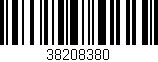 Código de barras (EAN, GTIN, SKU, ISBN): '38208380'