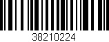 Código de barras (EAN, GTIN, SKU, ISBN): '38210224'