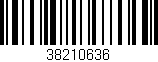 Código de barras (EAN, GTIN, SKU, ISBN): '38210636'