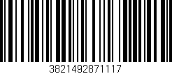 Código de barras (EAN, GTIN, SKU, ISBN): '3821492871117'