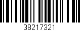 Código de barras (EAN, GTIN, SKU, ISBN): '38217321'