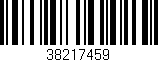 Código de barras (EAN, GTIN, SKU, ISBN): '38217459'