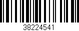 Código de barras (EAN, GTIN, SKU, ISBN): '38224541'