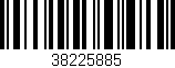 Código de barras (EAN, GTIN, SKU, ISBN): '38225885'