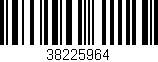 Código de barras (EAN, GTIN, SKU, ISBN): '38225964'