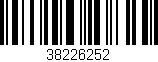 Código de barras (EAN, GTIN, SKU, ISBN): '38226252'