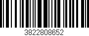 Código de barras (EAN, GTIN, SKU, ISBN): '3822808652'