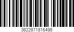 Código de barras (EAN, GTIN, SKU, ISBN): '3822871916498'