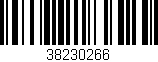 Código de barras (EAN, GTIN, SKU, ISBN): '38230266'
