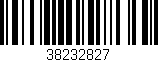 Código de barras (EAN, GTIN, SKU, ISBN): '38232827'