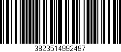 Código de barras (EAN, GTIN, SKU, ISBN): '3823514992497'