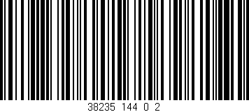 Código de barras (EAN, GTIN, SKU, ISBN): '38235_144_0_2'