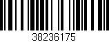 Código de barras (EAN, GTIN, SKU, ISBN): '38236175'