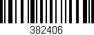 Código de barras (EAN, GTIN, SKU, ISBN): '382406'
