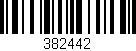 Código de barras (EAN, GTIN, SKU, ISBN): '382442'