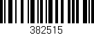 Código de barras (EAN, GTIN, SKU, ISBN): '382515'
