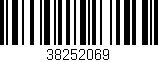 Código de barras (EAN, GTIN, SKU, ISBN): '38252069'
