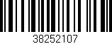 Código de barras (EAN, GTIN, SKU, ISBN): '38252107'
