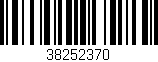 Código de barras (EAN, GTIN, SKU, ISBN): '38252370'