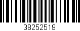 Código de barras (EAN, GTIN, SKU, ISBN): '38252519'