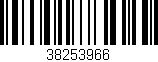 Código de barras (EAN, GTIN, SKU, ISBN): '38253966'