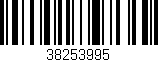 Código de barras (EAN, GTIN, SKU, ISBN): '38253995'