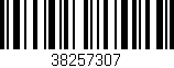 Código de barras (EAN, GTIN, SKU, ISBN): '38257307'