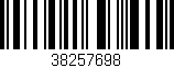 Código de barras (EAN, GTIN, SKU, ISBN): '38257698'