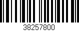 Código de barras (EAN, GTIN, SKU, ISBN): '38257800'