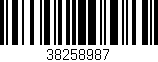 Código de barras (EAN, GTIN, SKU, ISBN): '38258987'
