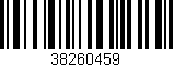 Código de barras (EAN, GTIN, SKU, ISBN): '38260459'