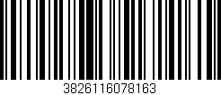 Código de barras (EAN, GTIN, SKU, ISBN): '3826116078163'