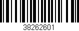 Código de barras (EAN, GTIN, SKU, ISBN): '38262601'