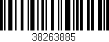 Código de barras (EAN, GTIN, SKU, ISBN): '38263885'