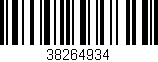 Código de barras (EAN, GTIN, SKU, ISBN): '38264934'