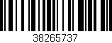 Código de barras (EAN, GTIN, SKU, ISBN): '38265737'