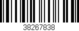 Código de barras (EAN, GTIN, SKU, ISBN): '38267838'
