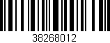 Código de barras (EAN, GTIN, SKU, ISBN): '38268012'