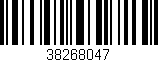 Código de barras (EAN, GTIN, SKU, ISBN): '38268047'
