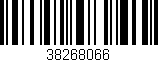 Código de barras (EAN, GTIN, SKU, ISBN): '38268066'