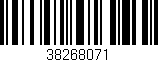 Código de barras (EAN, GTIN, SKU, ISBN): '38268071'