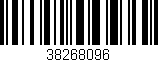 Código de barras (EAN, GTIN, SKU, ISBN): '38268096'