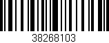 Código de barras (EAN, GTIN, SKU, ISBN): '38268103'