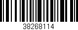 Código de barras (EAN, GTIN, SKU, ISBN): '38268114'